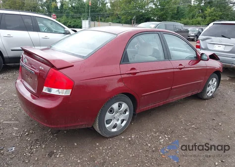 2007 Kia Spectra Ex from USA, damaged, VIN KNAFE121175382993